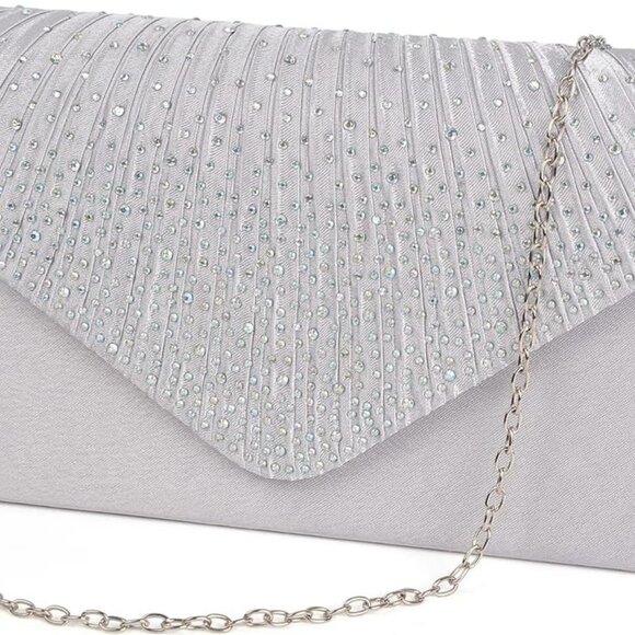 Clutch Purse for Women Evening Bags for Women Formal Wedding Party Cocktail Prom - Picture 1 of 6